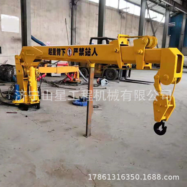 船用甲板吊机 码头固定式起重机 5吨 8吨12吨装卸货物自备吊机