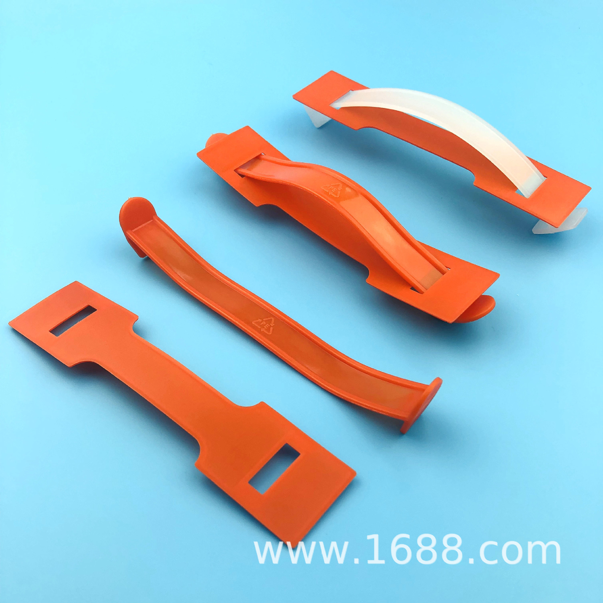 B-2提手牛奶箱手提扣纸箱提手塑料手提把水果箱提手柄扣彩盒提扣