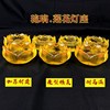 水琉璃灯座供佛酥油蜡烛高脚八吉祥莲花琉璃灯座家用供灯|ru