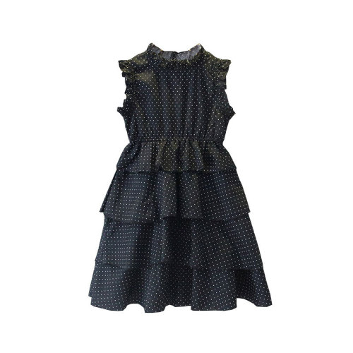 2024 Girls Dress Summer Princess Dress Chiffon Skirt New Children's Little Girl Fashionable Children's Clothes Sleeveless Jumpsuit