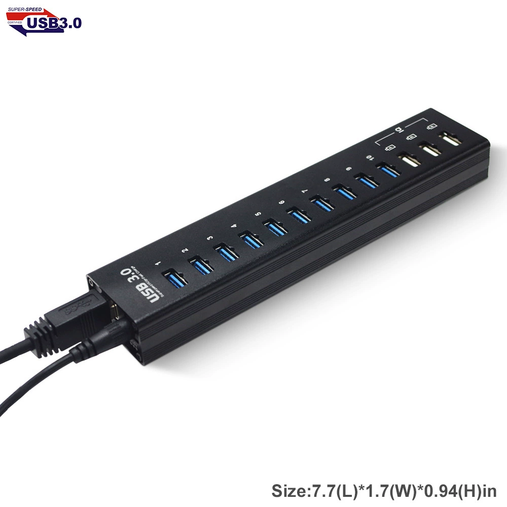 Ульов USB3.0 Расширение Wolf 13 портов кабель 10 портов 3.0+3 Выход Торговцы Компьютер Ноутбук HUB Прямая продажа завода