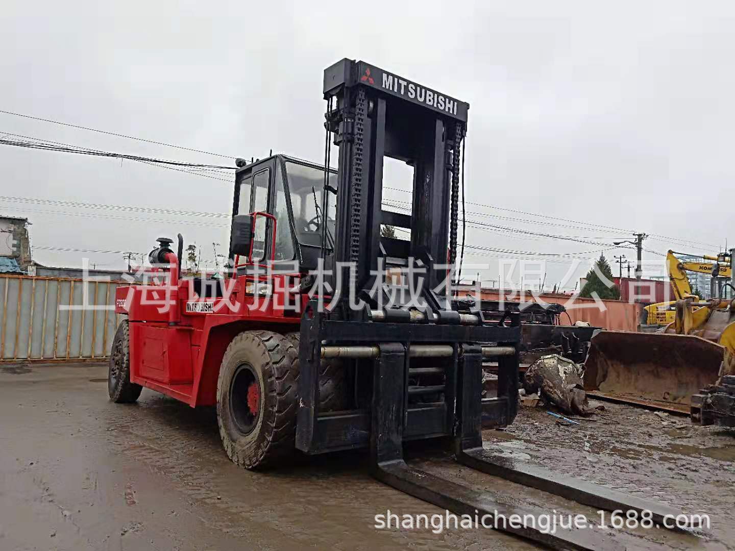 二手三菱30吨柴油叉车三菱20吨叉车 40吨TCM 小松