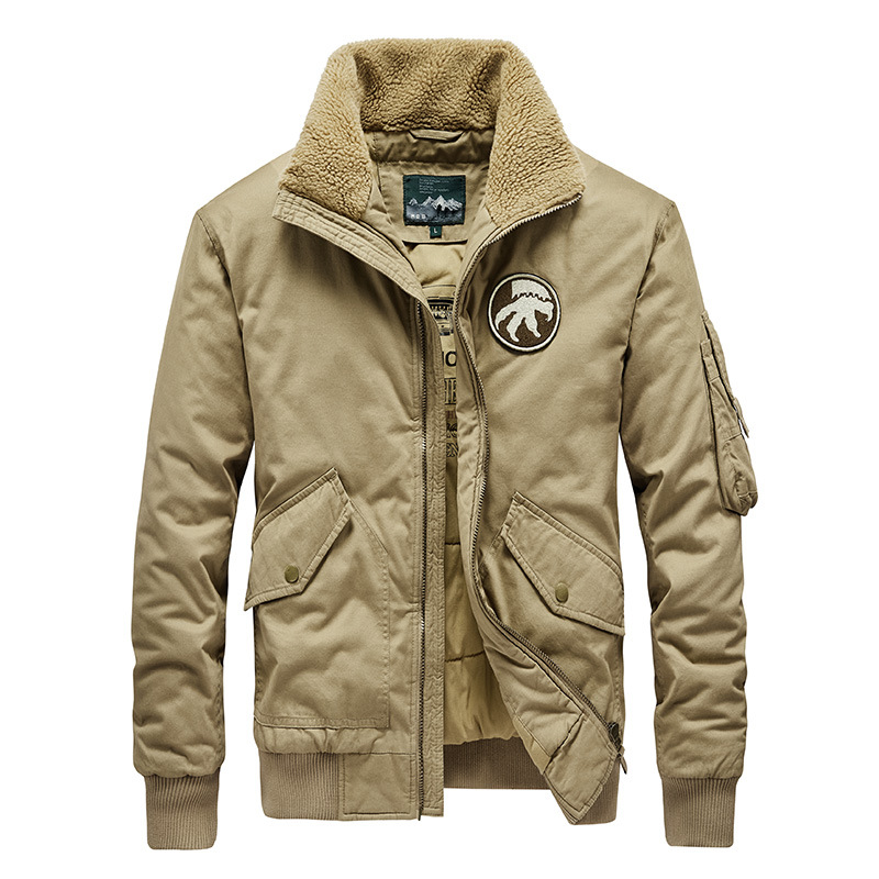 Otoño e Invierno nuevos hombres engrosada caliente diario casual chaqueta deportiva de los hombres guapos de moda estilo coreano chaqueta de los hombres al por mayor