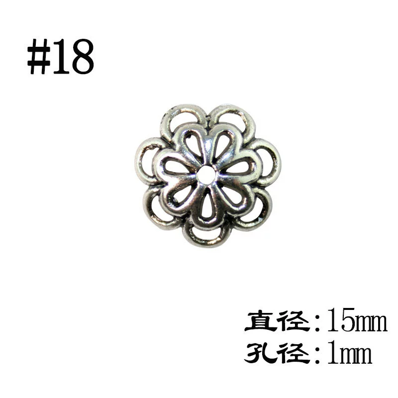 Бисерные наконечники (Zhuheyuan) Assorted декоративные разделители бусины, флористические дизайны, аксессуар для браслета DIY