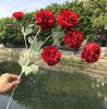 New simulation flower 6 heads of hibiscus Peony Yumei Puppet Hotel Home Furnishing Wedding Decoration Flower Architecture