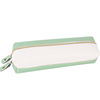 Capacious stationery, two-color coloured pencils, polyurethane pencil case with zipper for pencils for elementary school students