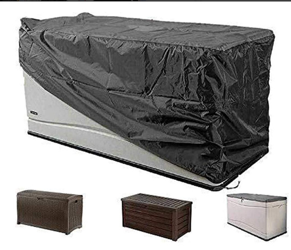 Storage Box Cover Amazon eBay Rainproof Sunscreen 190T Outdoor Courtyard Deck Box Cover Storage Box Cover Furniture Cover