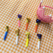 儿童玩具吹龙生日派对助兴道具小吹龙口哨塑料喇叭吹吹卷金纸吹龙
