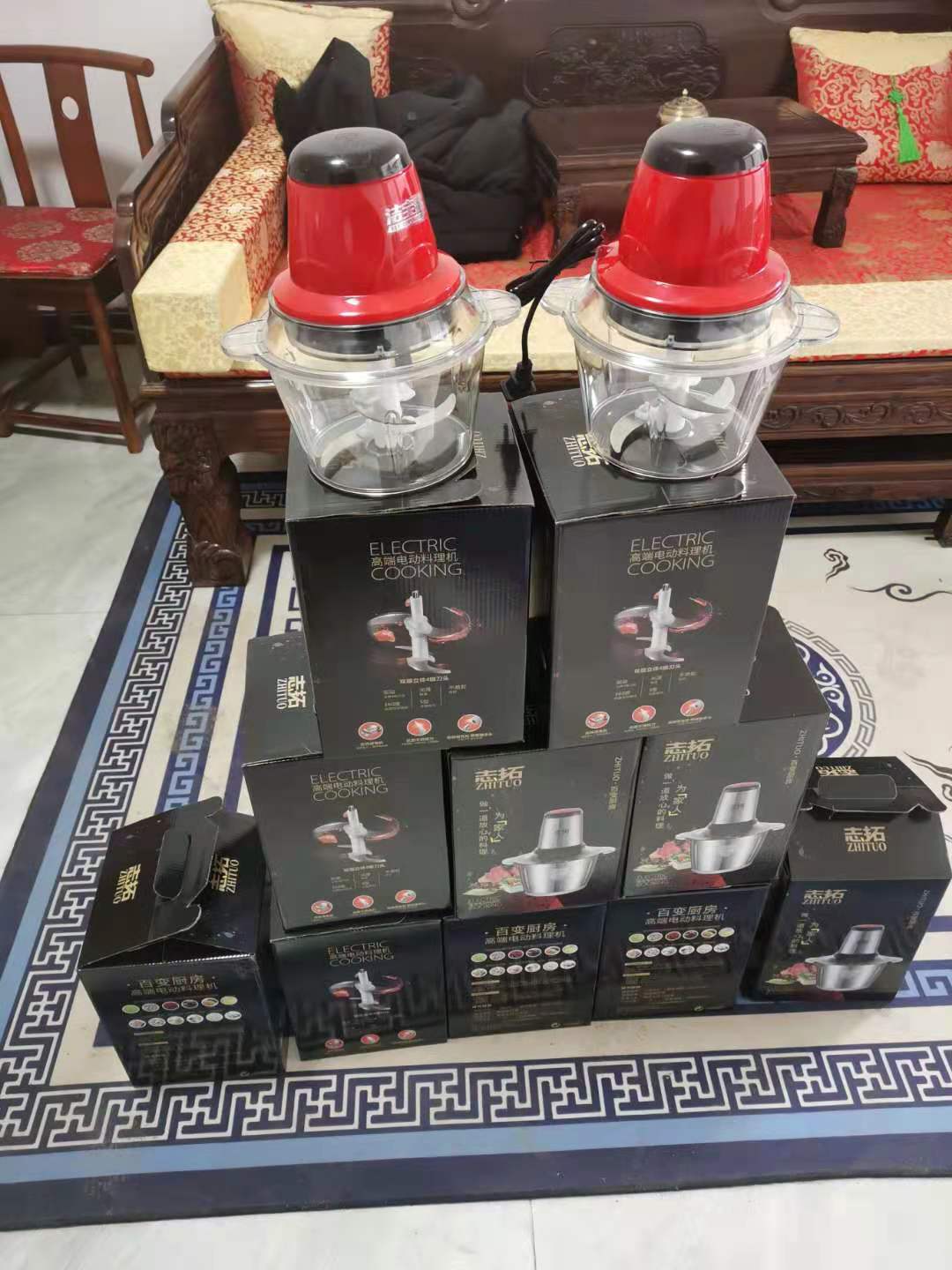 出口品质电动料理机家用绞肉机食品加工机 电商批发