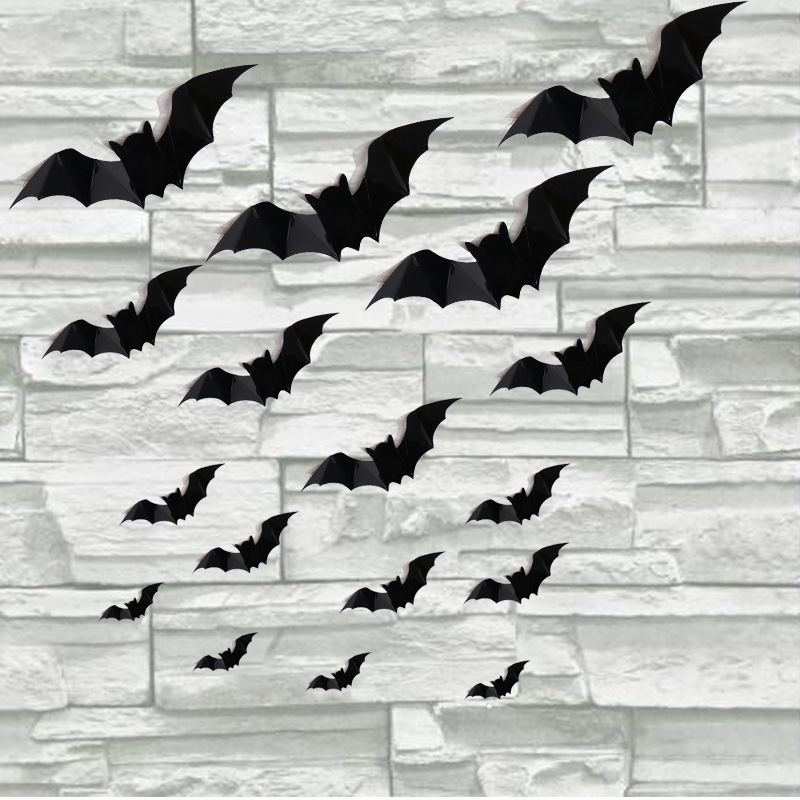 Bat Pattern Halloween Bat Pvc Party Decorative Props