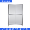 貴州鑫龍商用不鏽鋼四門碗櫃儲物櫃大空間支持定制廠家直銷拉門款