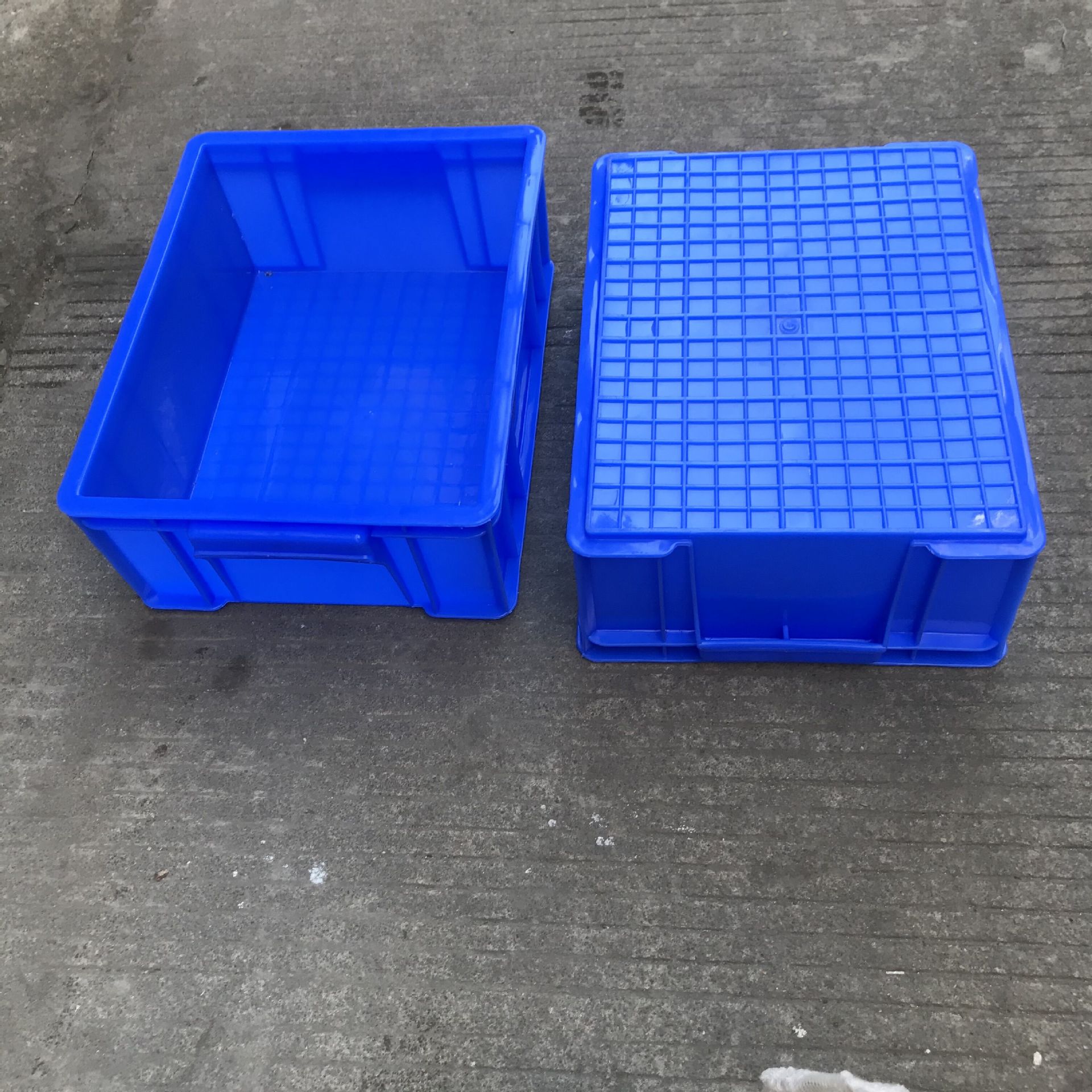 厂家供应塑料周转箱 物流运输塑胶箱 工业车间周转箱 仓库储物箱