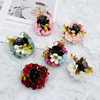 Cloth, crab pin, wig, hair accessory, hairgrip for bride, Korean style, flowered