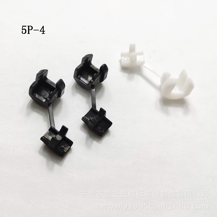 东莞龙三厂家供应美规电源线扣 5P-4防拉线扣 电源线线卡