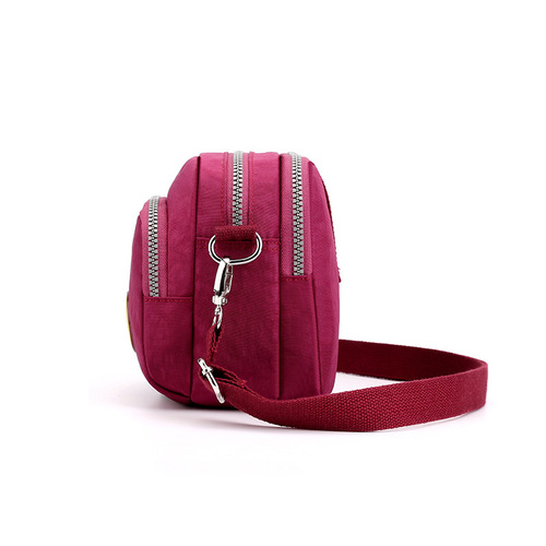 New waterproof oxford cloth women's bag one-shoulder cross-body mini bag canvas fashion mobile phone coin purse