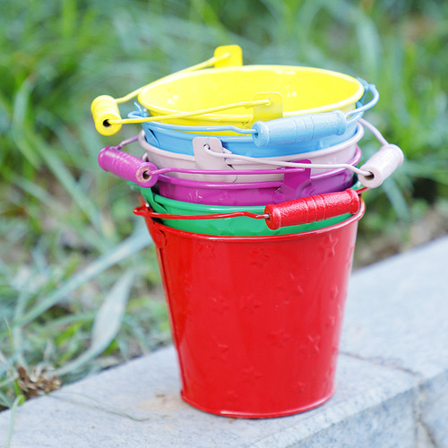 Gardening shovel three-piece set for children digging sand and planting potted plants shovel tools beach iron bucket digging sand soil gift wholesale