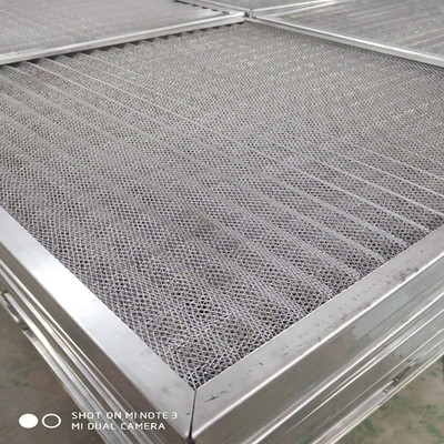 厂家直销空调口用空气过滤器 金属板网空气过滤器