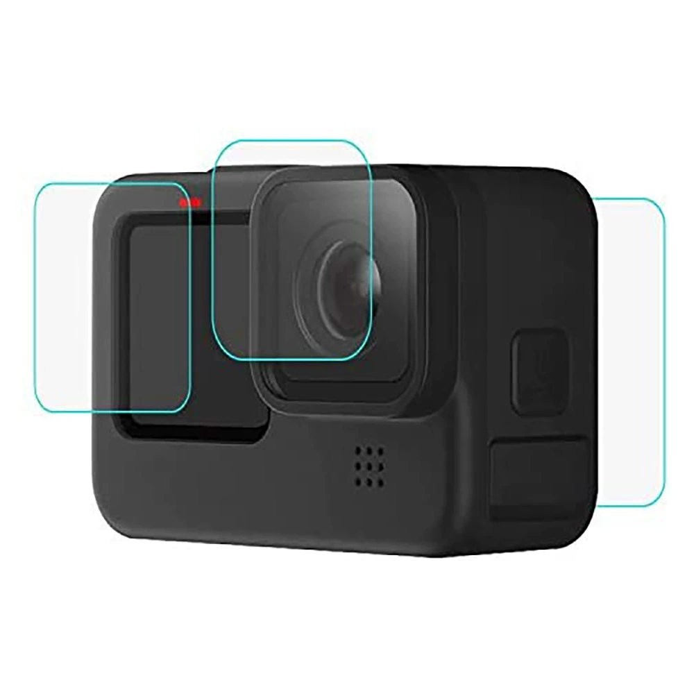 Закалённая плёнка для GOPRO9, защитное стекло для Hero9, противоударное, противоцарапное, водонепроницаемые аксессуары для спортивной камеры