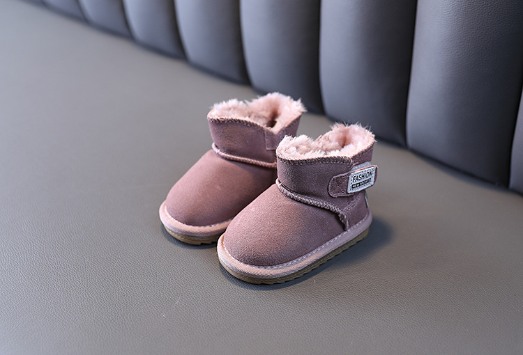 Baby vinterplysch 0-11 år gamla pojkar och flickor snö bomull promenadskor nyfödda babystövlar_voghion.com
