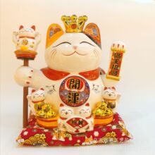 9寸11寸中大号电动摇手招财猫开业乔，生日礼品摆件促销礼品