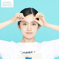 Анти‑морщинные наклейки для лица (VIVEE GRACE) — пластыри на лоб, надбровье и области глаз‑мордочек, 3 варианта цвета