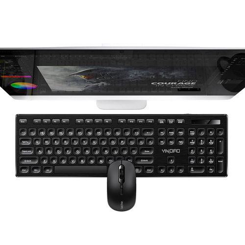 Silver Eagle V3Max Wireless Office Keyboard and Mouse Set Chocolate Silent Computer Accessories Cross-Border Manufacturer Wholesale