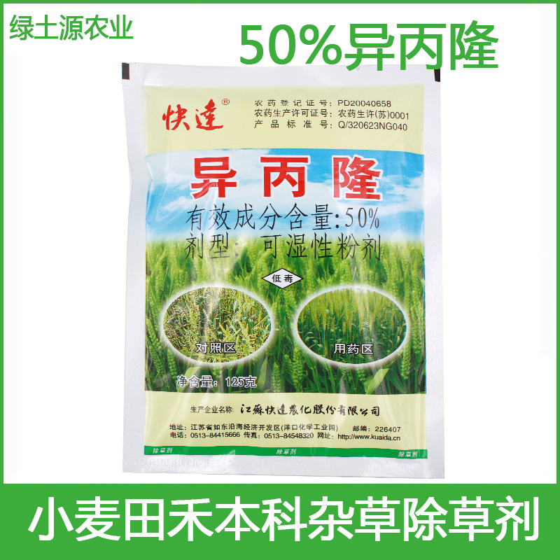 快达异丙隆小麦禾本科杂草除草麦田 小麦除草 小麦除草剂农药批发