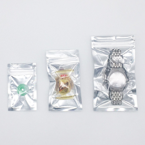 Manufacturer's aluminum-plated yin and yang bone bag aluminum foil translucent ziplock bag flower tea seal bag jewelry food packaging bag