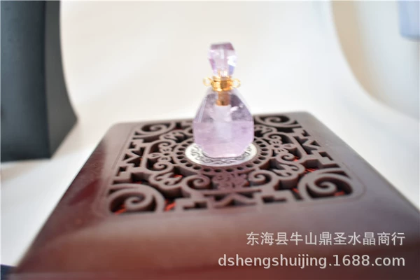 Amethyst square bottle