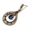 Jewelry, golden water, retro earrings, European style, wholesale