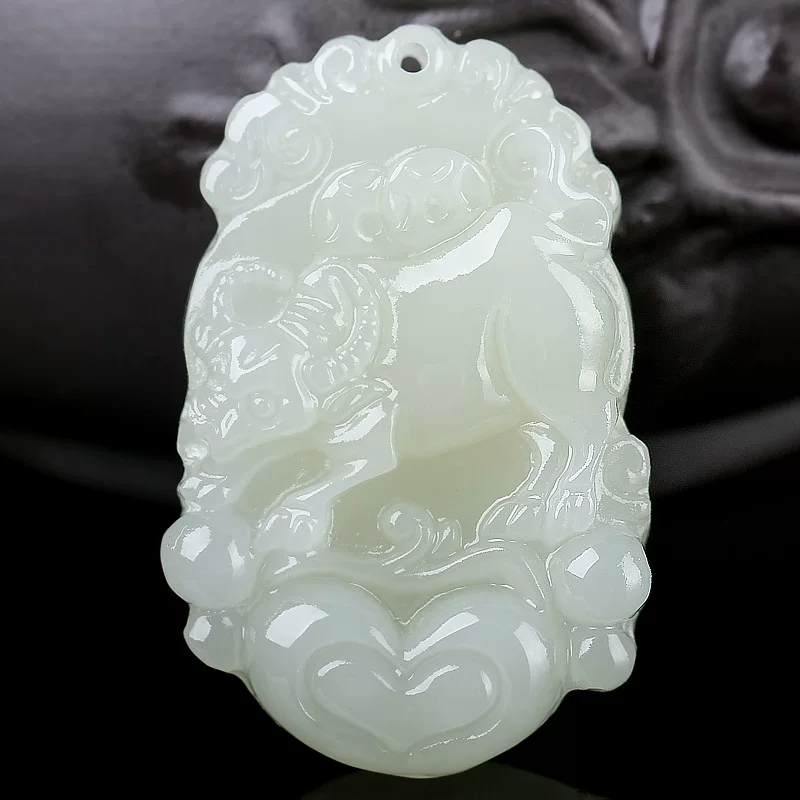 П pendent jade, ожерелье для мужчин и женщин, китайский гороскоп