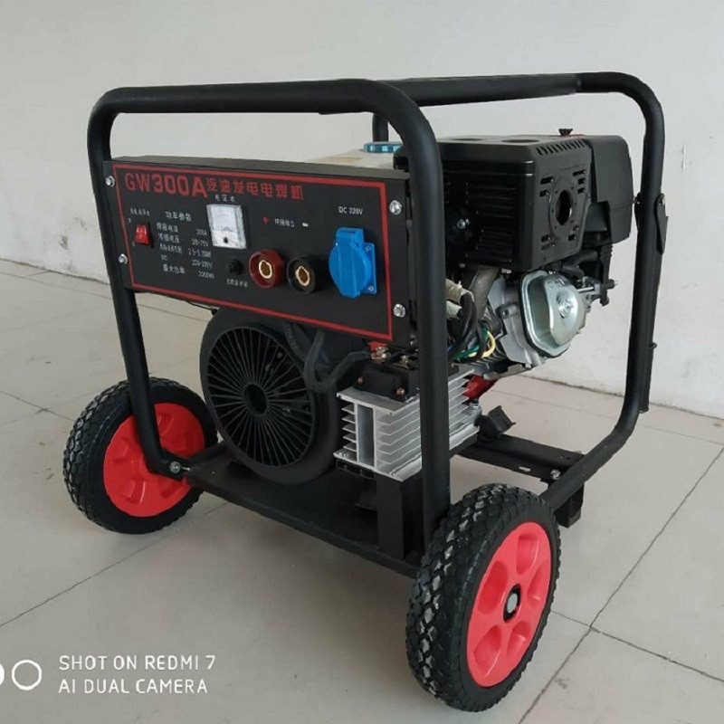 户外施工方便用发电电焊两用一体机便携式直流电焊机焊钢管电焊机