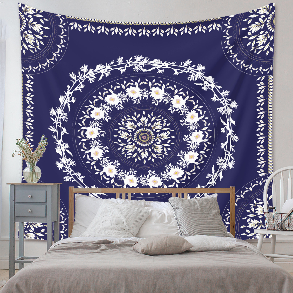 Vintage Bohemian Flower Tapestry Room Decoration Background Cloth Wholesale Nihaojewelry display picture 2