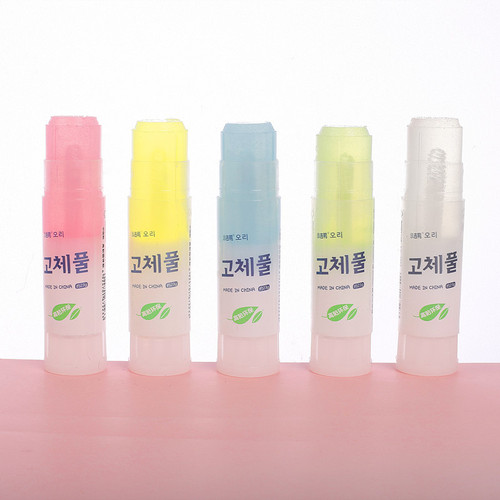 Xiaojiya office supplies color solid glue cartoon pattern handmade strong solid glue stick super sticky 7223