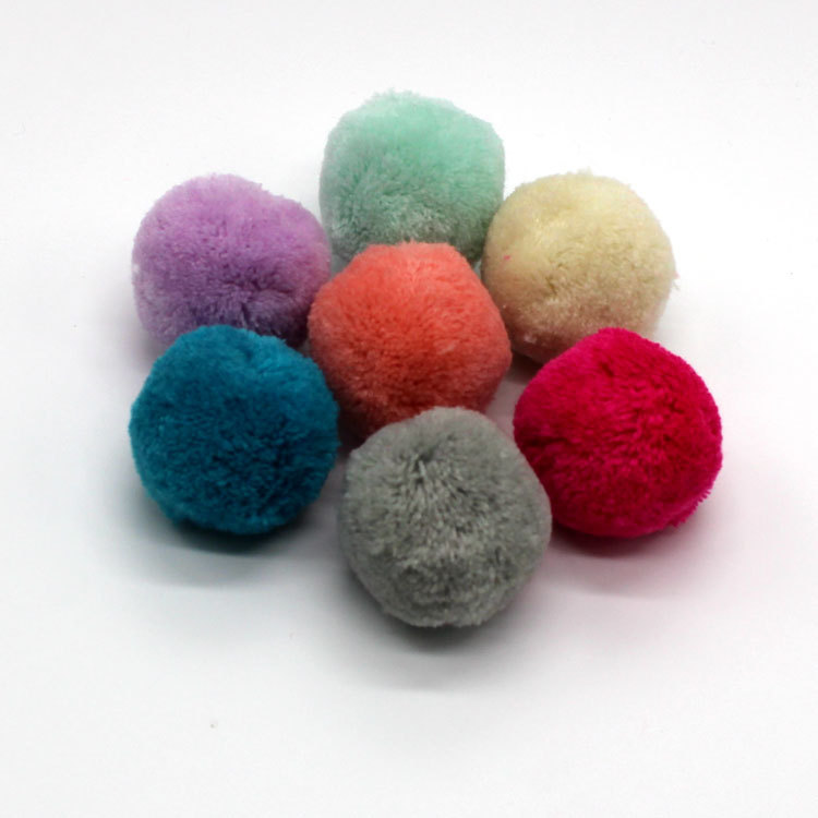 5公分开司米毛球7色现货 订做服装帽子各种规格开司米杨梅球绒球|ms