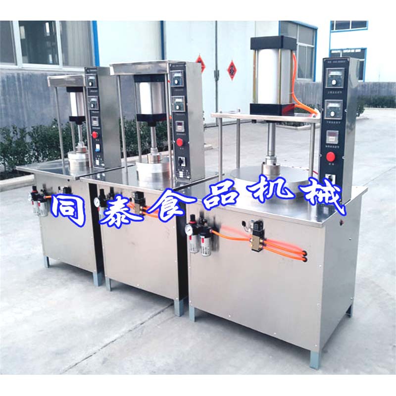 新型电加热单饼机、压饼机器、山东单饼机设备、烙馍机商用