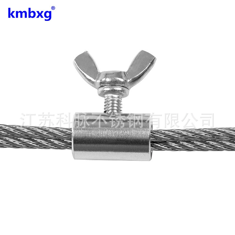 304 пряжка-бабочка из нержавеющей стали ручная винтовая Пряжка трос замок одножильный винт-бабочка зажим с круглым отверстием