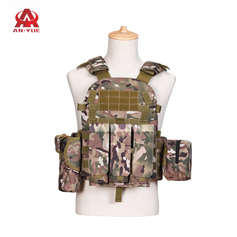 6094战术背心 多功能防护装备战术背心cs马甲 野战作训马夹背心|ms
