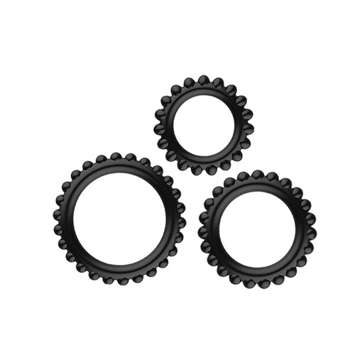 Baile three-ring silicone ring for men adult products 210143