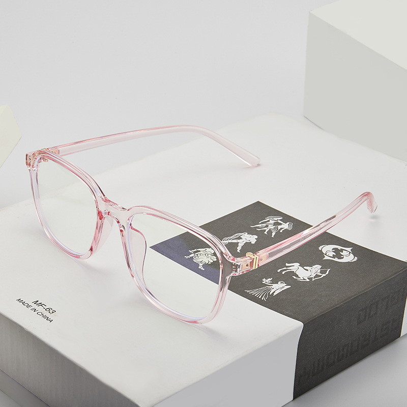 2020 Blue light glasses frame myopia Frame TR90 spectacles frame men and women currency Plain glasses wholesale customized