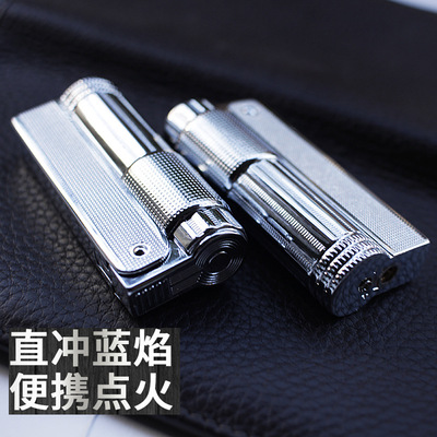 新款電子奧地利打火機充氣防風複古老式老爺機古董機收藏