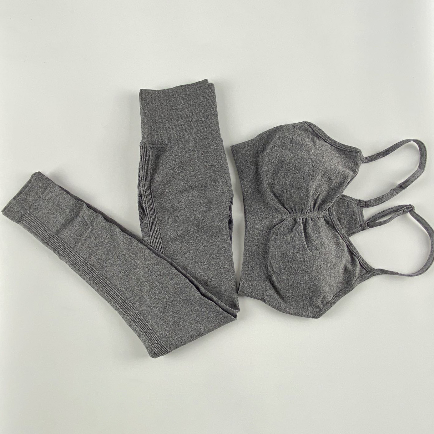 seamless knitted moisture wicking yoga pants NSLX8993