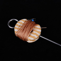 Turtle hook, 10 meters line, buffer rubber band, strong horse line double hook, turtle hook for fishing black fish and catfish, tilting head hook