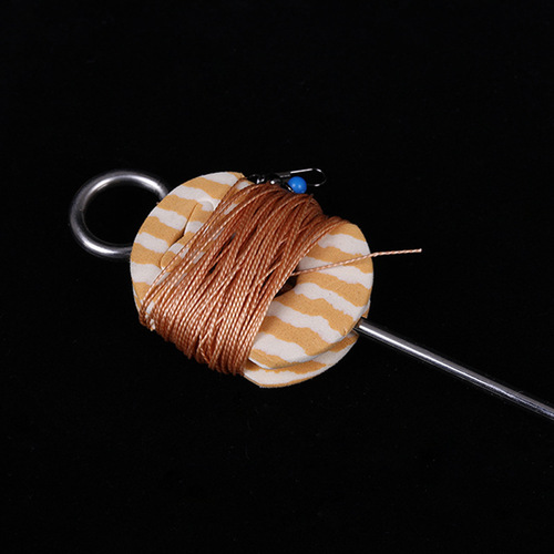 Turtle hook, 10 meters line, buffer rubber band, strong horse line double hook, turtle hook for fishing black fish and catfish, tilting head hook