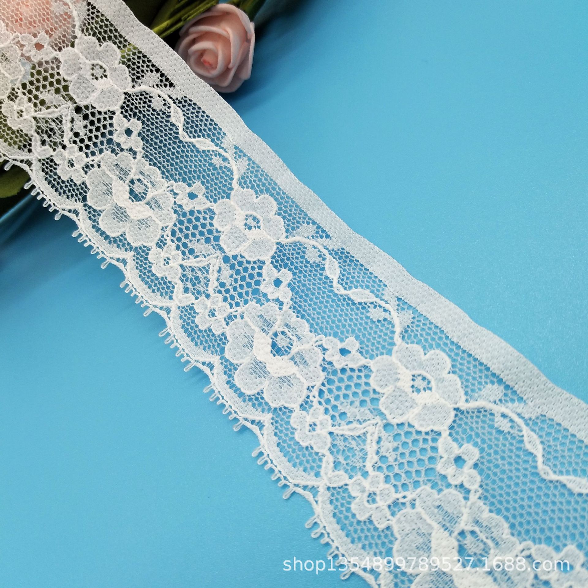 工厂批发4.5cm好质量台湾版无弹蕾丝花边