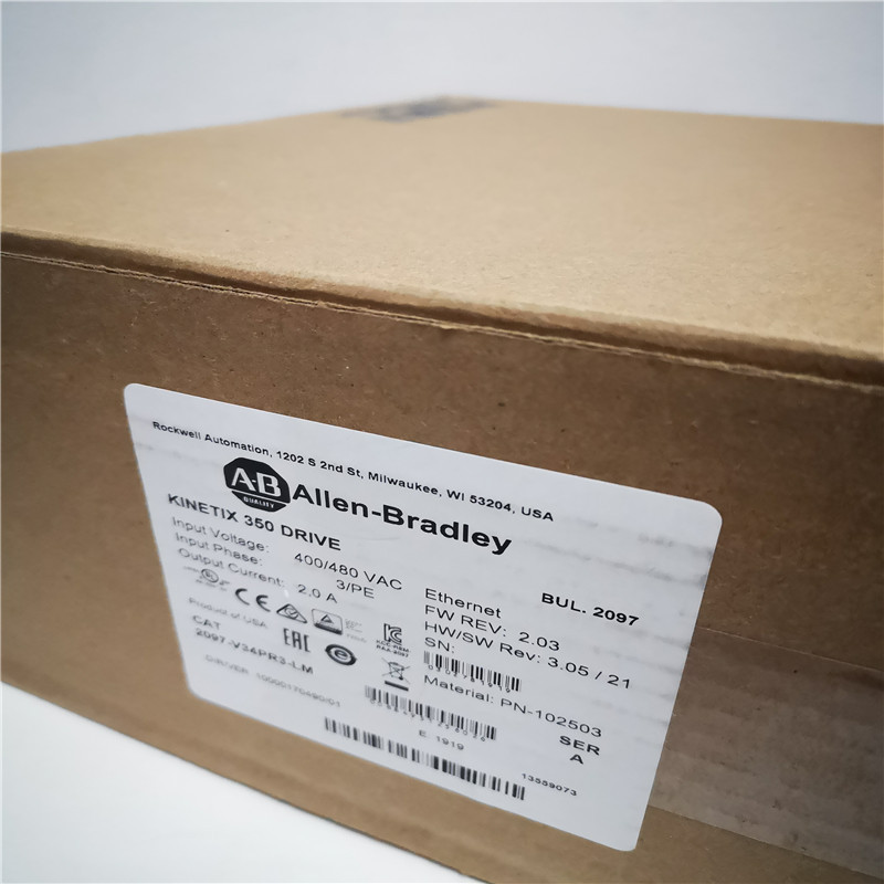 2097-V34PR3-LM美国罗克韦尔原装正品Kinetix350AB伺服驱动器
