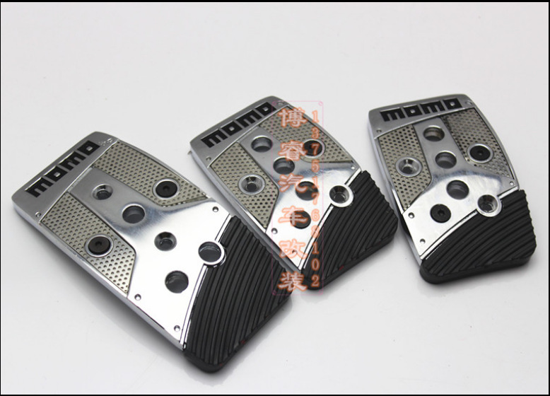 Car modified pedals aluminum alloy pedals universal manual gear pedals racing competitive anti-skid pedals