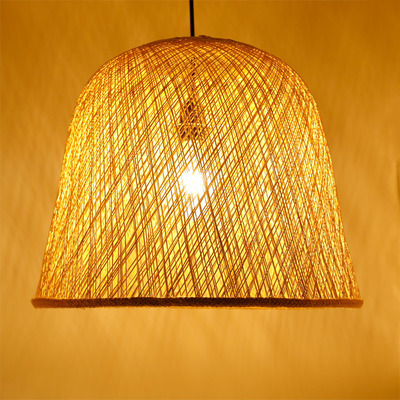 tradition Retro manual weave Zhisheng Lampshade Circular lampshade Restaurant Teahouse decorate a chandelier