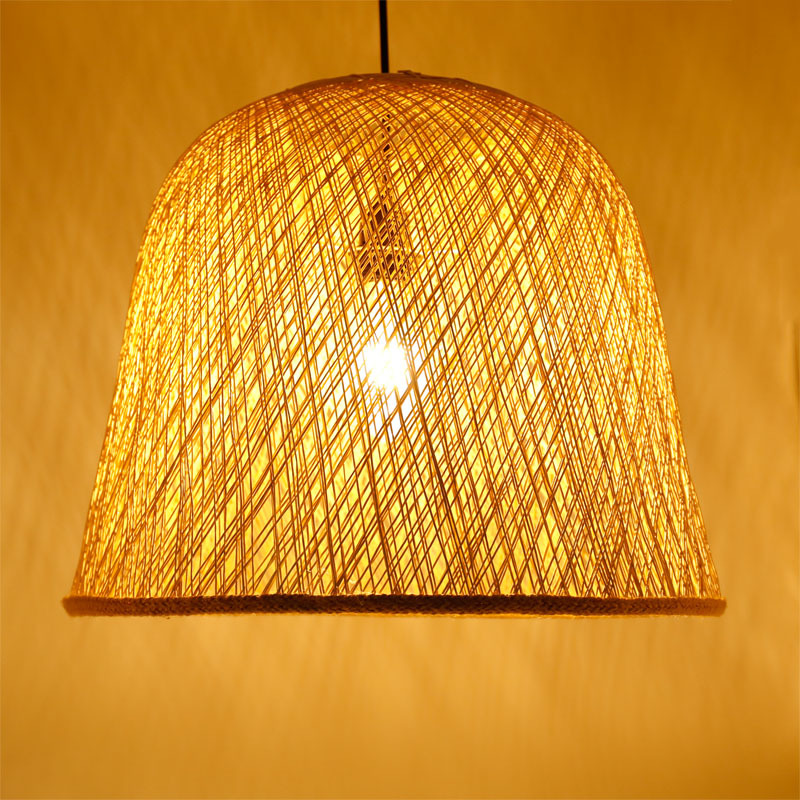 tradition Retro manual weave Zhisheng Lampshade Circular lampshade Restaurant Teahouse decorate a chandelier