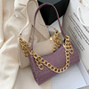 Chain on chain, brand one-shoulder bag, phone bag, internet celebrity